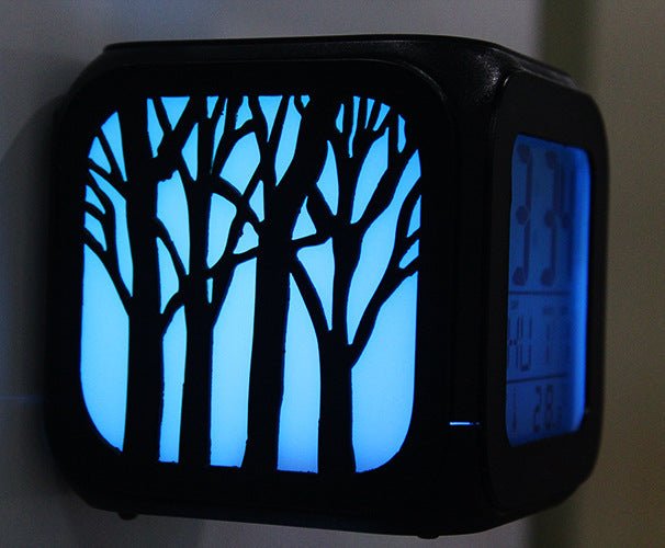 Magnetic Sticky Wall Clock 3D Stereo Alarm Clock - Zambeel