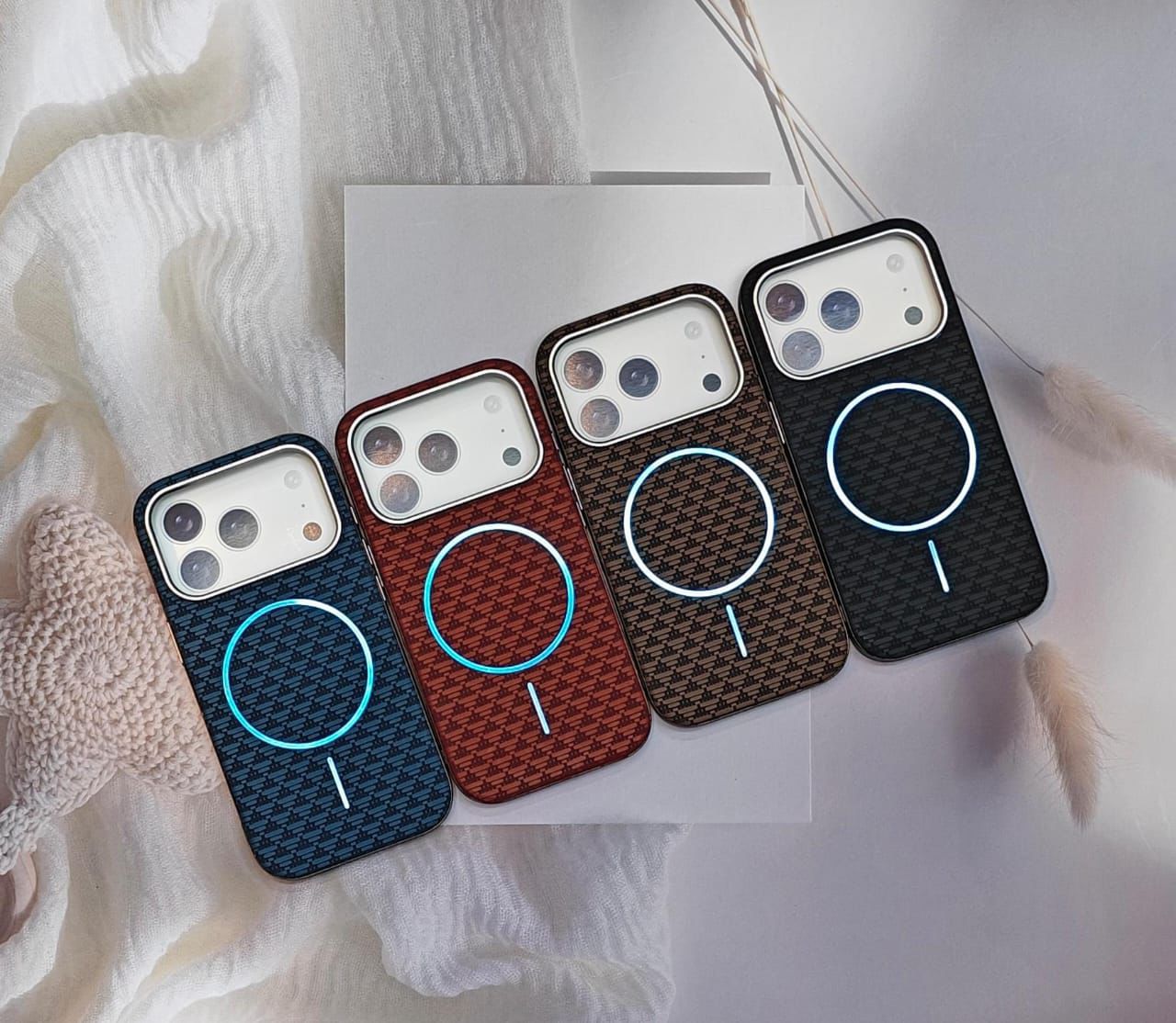 MagSafe Fabric Pattern Case for iPhone - Zambeel