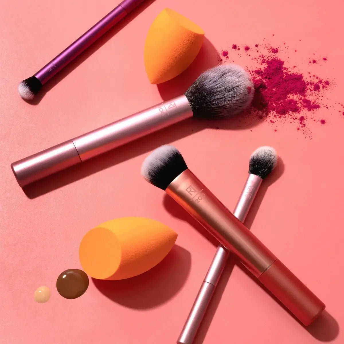 Makeup Brushes & Beauty Blender (1097) - Zambeel