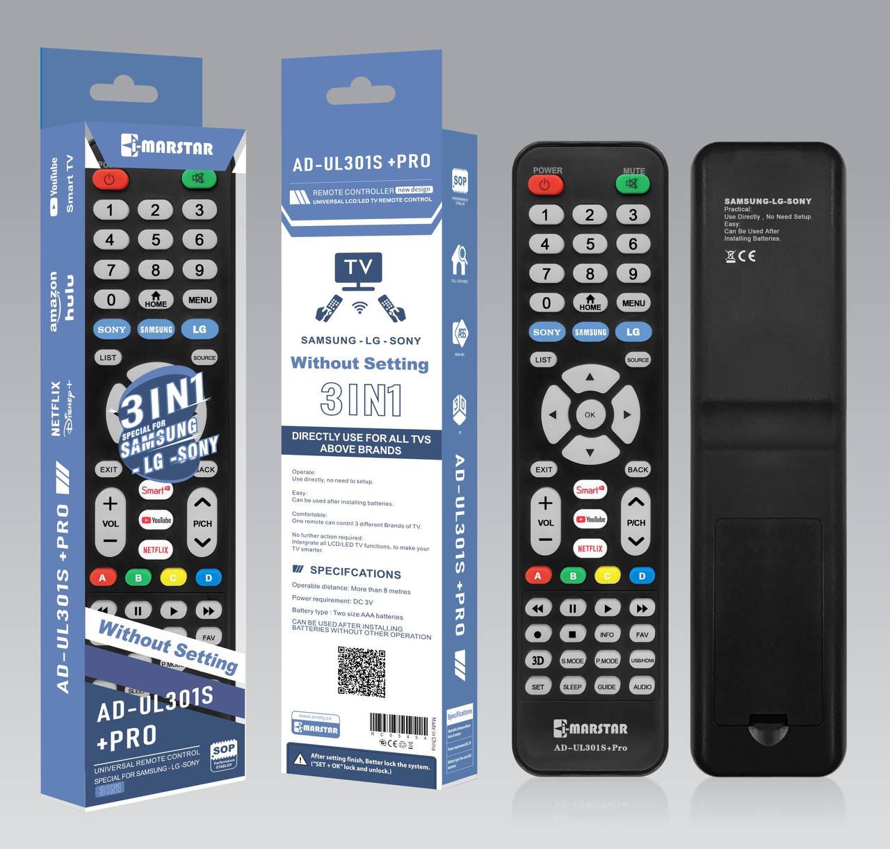 Marstar - Universal TV Remote Series - Zambeel