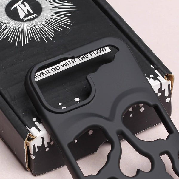 Matte Black Skeleton Phone Case - Zambeel