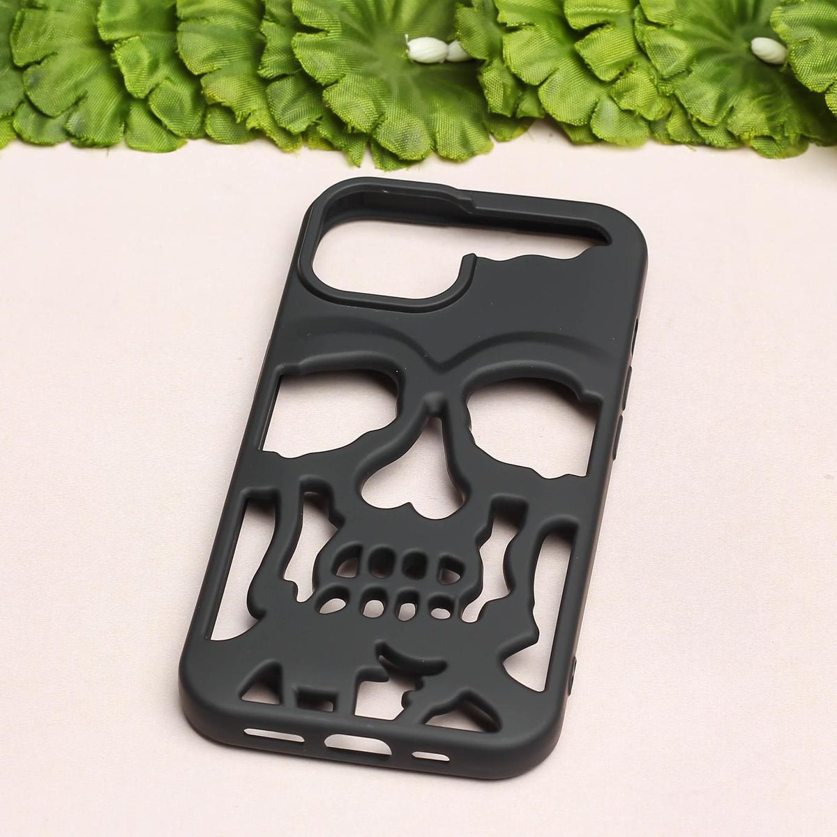 Matte Black Skeleton Phone Case - Zambeel