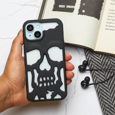 Matte Black Skeleton Phone Case - Zambeel