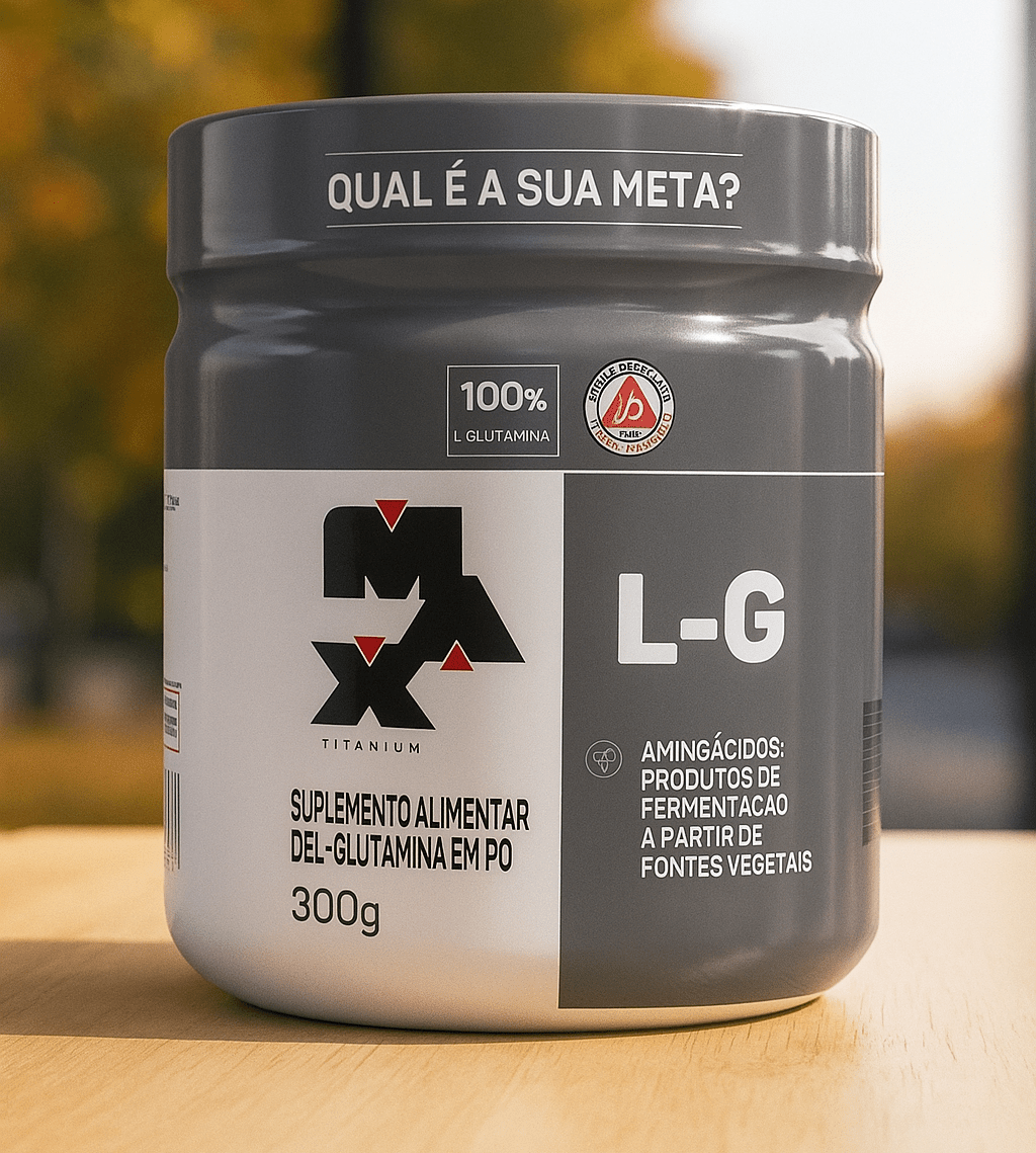 MAX Titanium - L - G – L - Glutamina (Original) - Zambeel