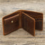 Men Crazy Horse Leather Money Card Bag Leather Wallet - Zambeel