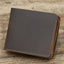 Men Crazy Horse Leather Money Card Bag Leather Wallet - Zambeel