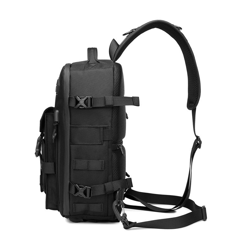 Men's Tactical Chest Sports Waterproof Crossbody Bag - Zambeel
