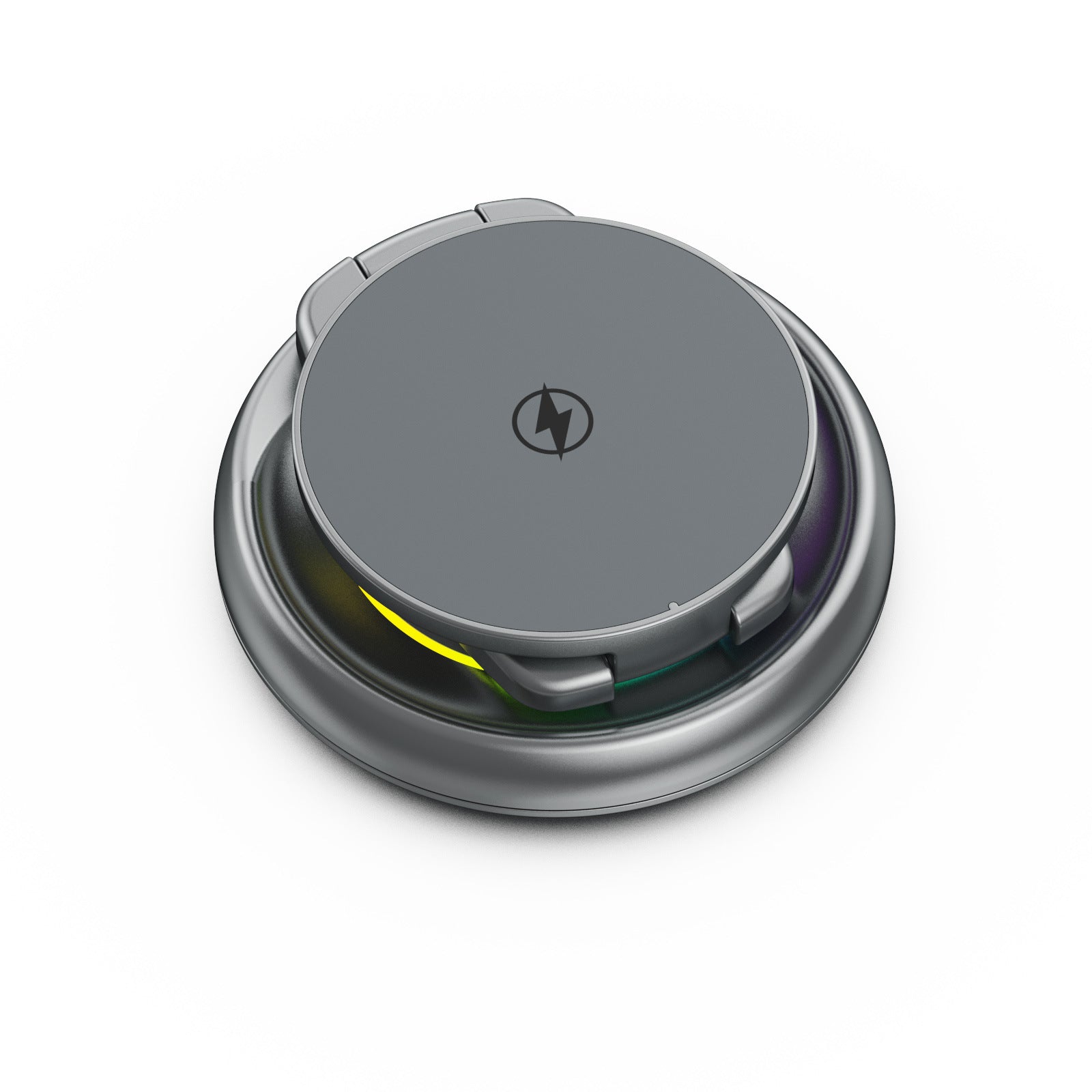 Metal 3 In 1 Wireless Rotatable Charger Bracket - Zambeel