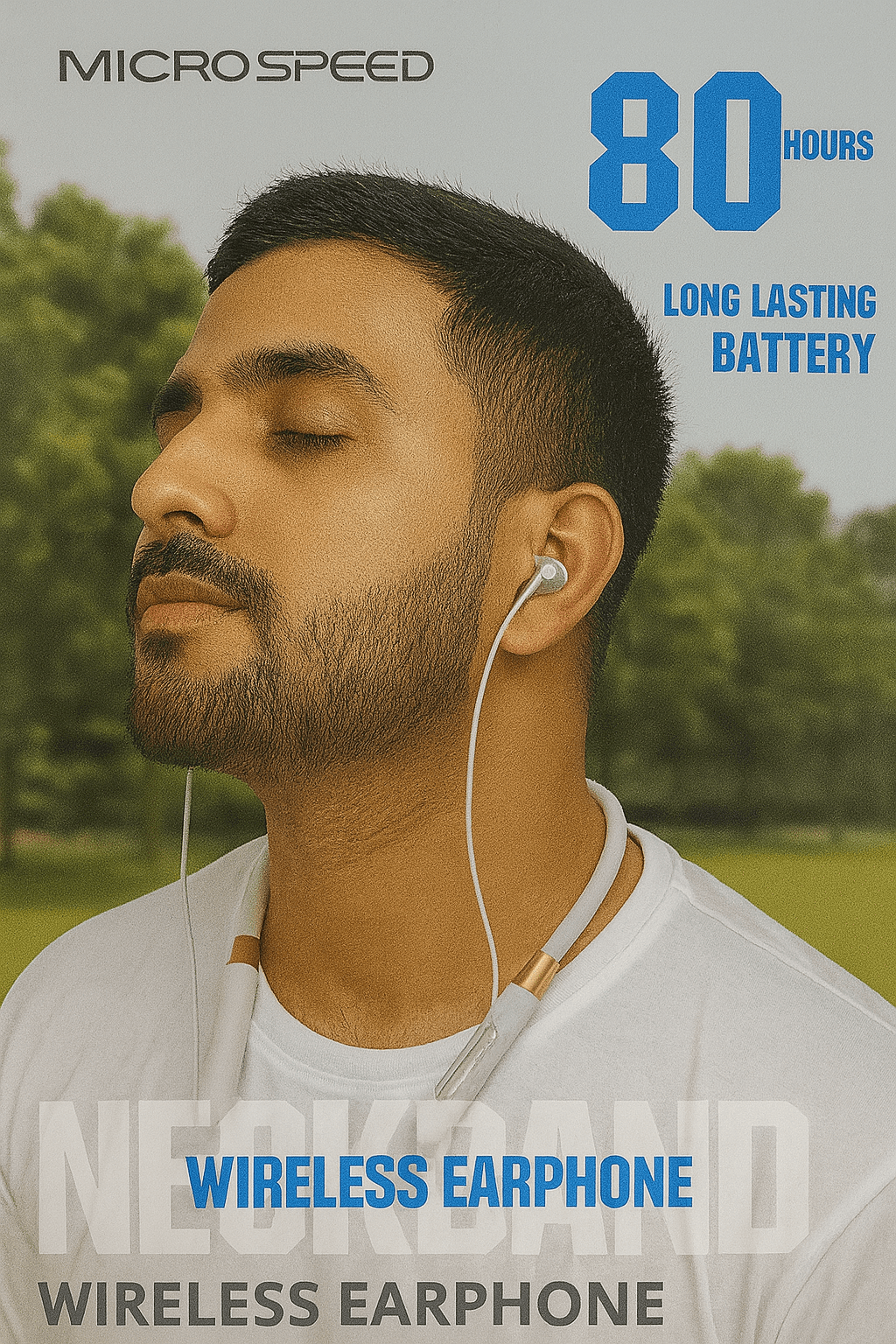 Micro Speed - Neckband Wireless Earphones - Zambeel