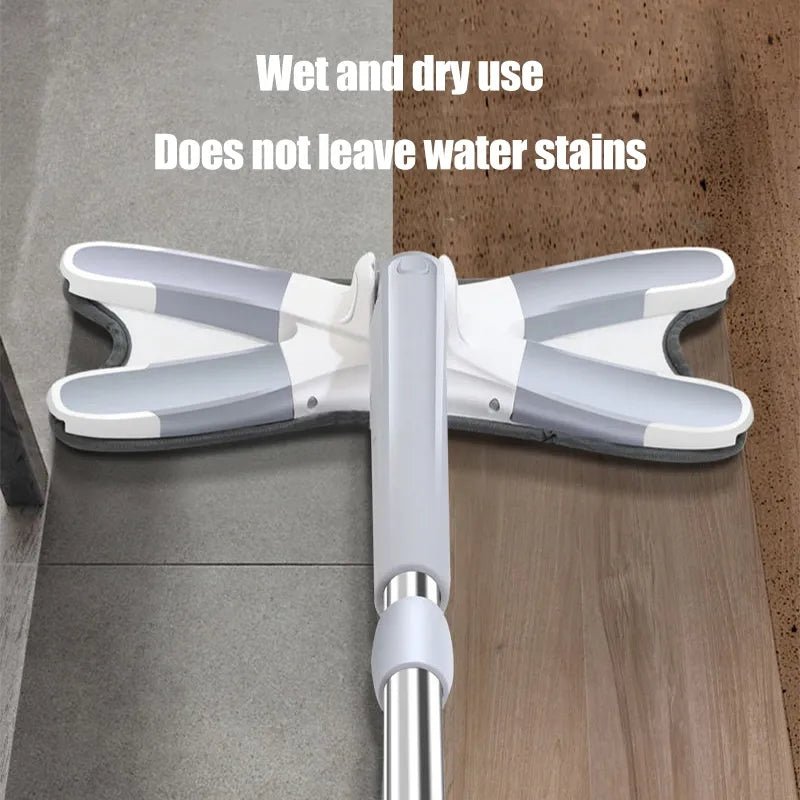 Microfiber 360° Swivel Flat Mop - Zambeel