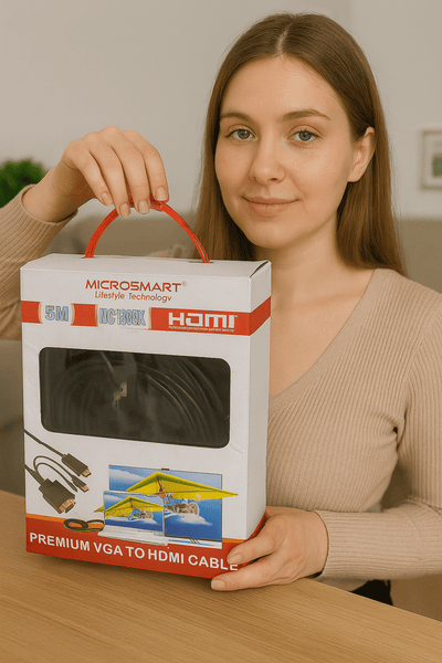 Microsmart VGA to HDMI Cable - Zambeel