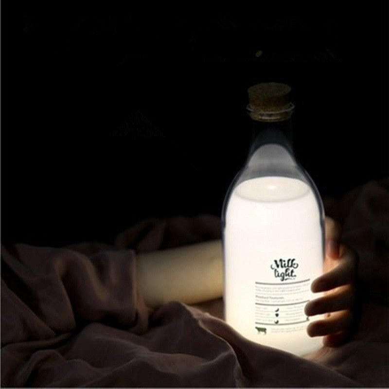 Milk Bottle USB Charing LED Nightlight Lamp Baby Gift - Zambeel