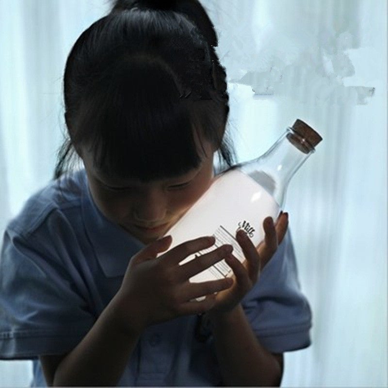 Milk Bottle USB Charing LED Nightlight Lamp Baby Gift - Zambeel