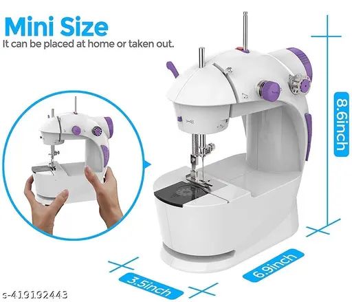 Mini 4 - in - 1 Electric Household Sewing Machine - Zambeel