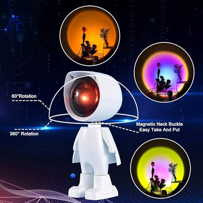Mini Astronaut Sunset Projection Lamp - Zambeel