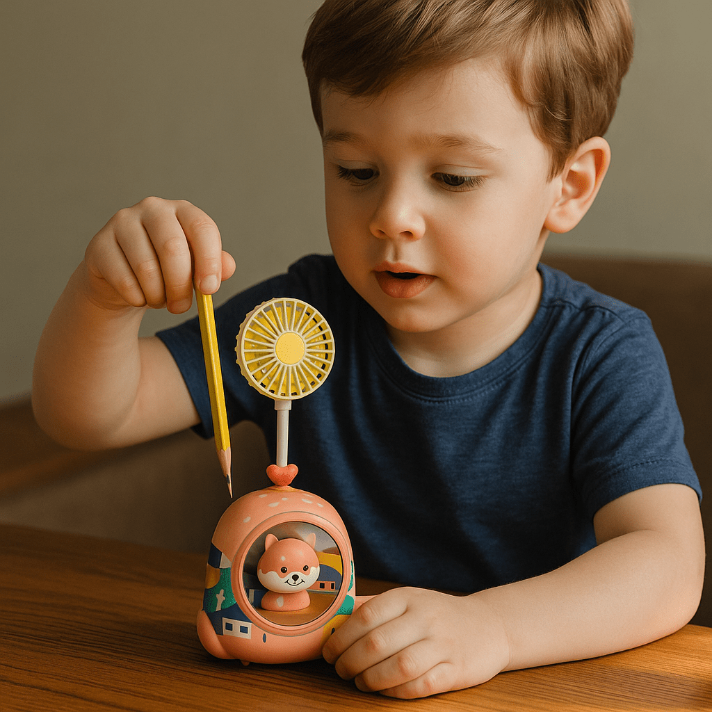 Mini Cartoon Animal Fan - Zambeel