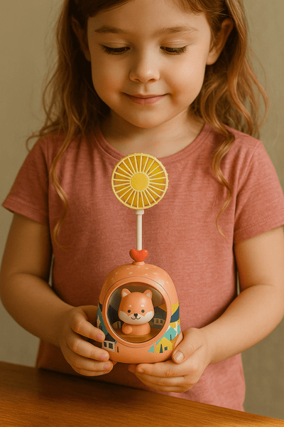 Mini Cartoon Animal Fan - Zambeel