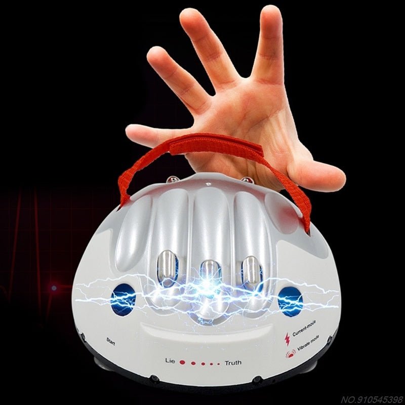 Mini Electric Shock Lie Detector Whole Person Tidy Board Game Game Party Machine Truth - speaking Big Adventure Decompression Toy - Zambeel