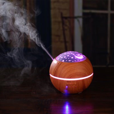 Mini Home Wood Grain Aroma Diffuser Humidifier - Zambeel