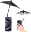 Mini Mobile Phone Anti - glare Motorcycle Umbrella - Zambeel