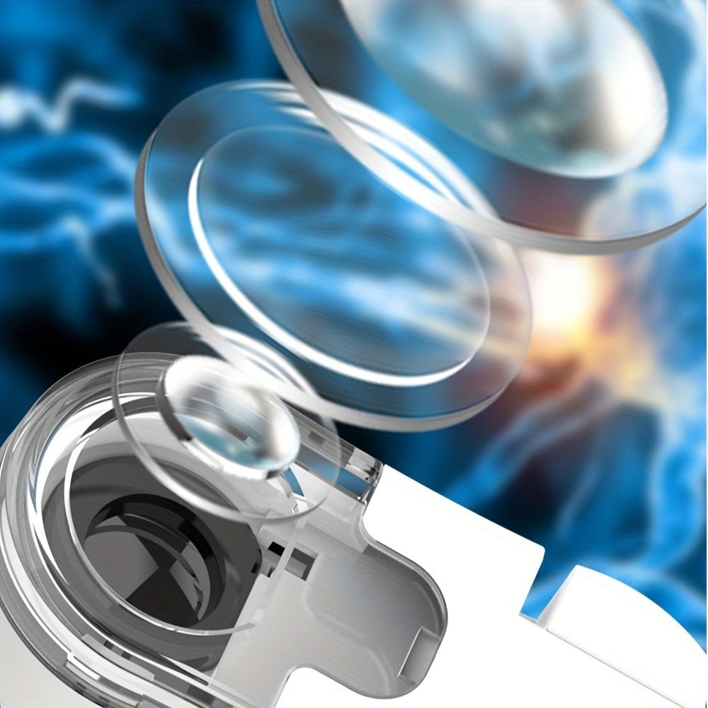 Mini Mobile Phone Microscope, 60x Pocket Microscope, Handheld Portable LED Lighted Magnification Endoscope With A Mobile Phone Adapter Clip - Zambeel