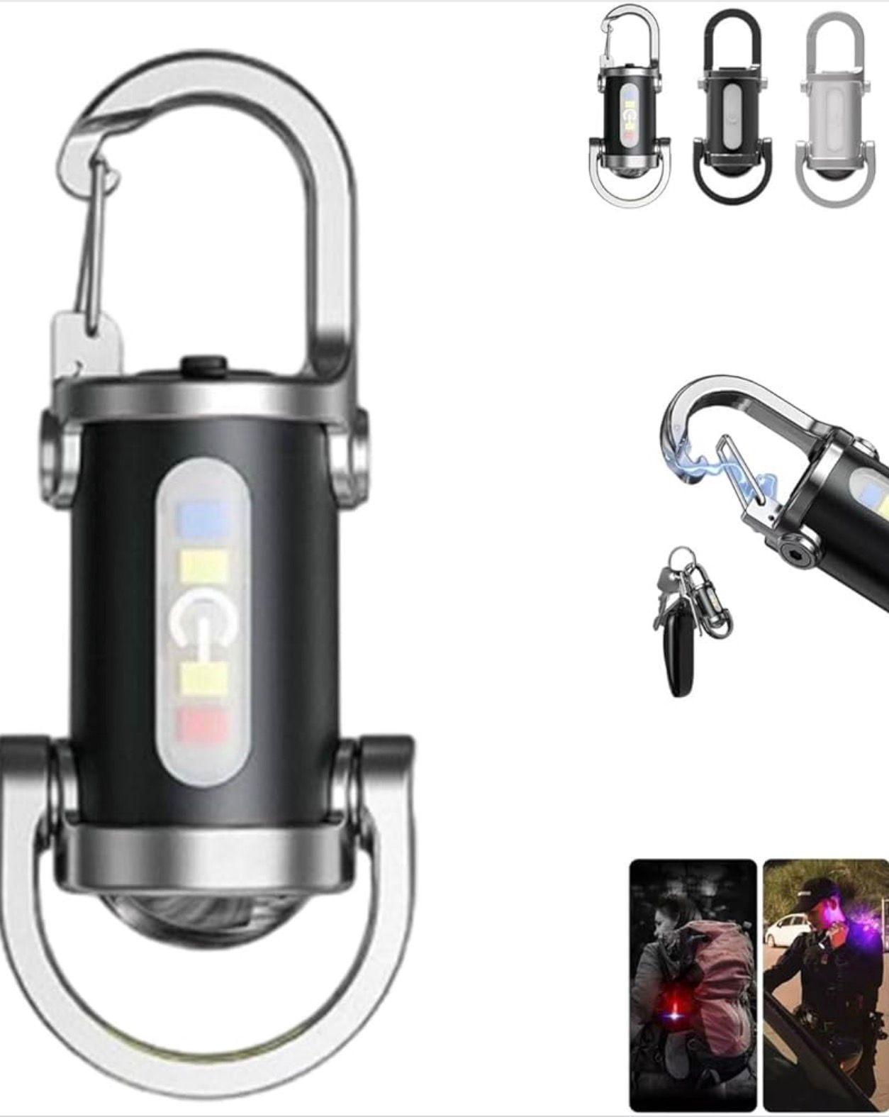 Mini Multifunction Keychain Flashlight - Zambeel