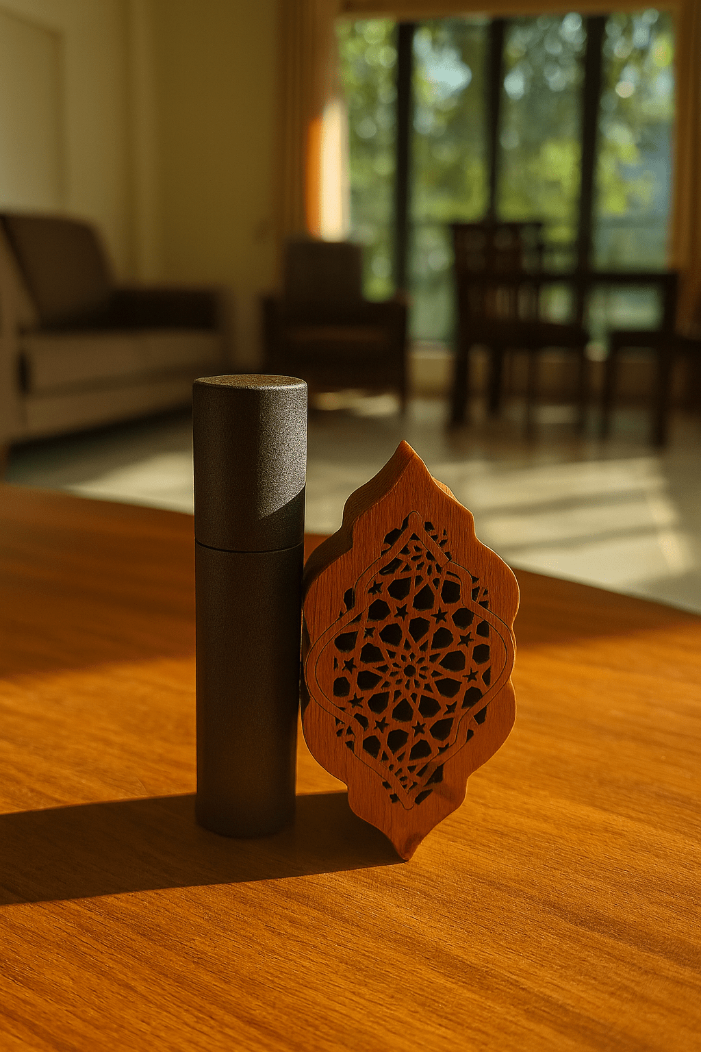 Mini Oud Stick with Wooden Air Freshener Box - Zambeel