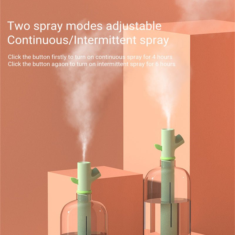 Mini Portable USB Air Humidifier Water Bottle Branch Ultrasonic Cool Mist Maker Fogger Humidificador Diffuser For Home Office - Zambeel