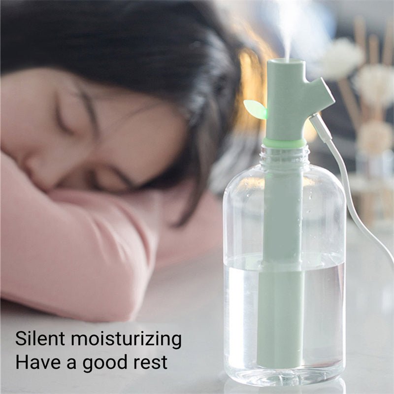 Mini Portable USB Air Humidifier Water Bottle Branch Ultrasonic Cool Mist Maker Fogger Humidificador Diffuser For Home Office - Zambeel