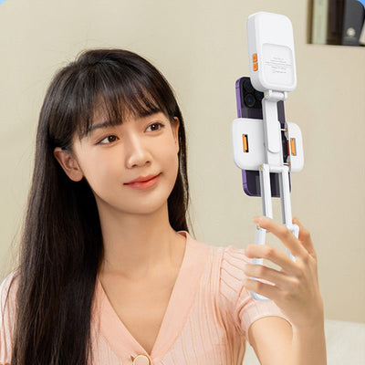 Mini RGB Fill Light Portable Phone Holder - Zambeel