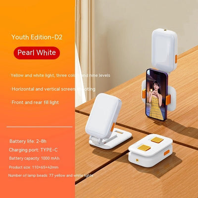 Mini RGB Fill Light Portable Phone Holder - Zambeel