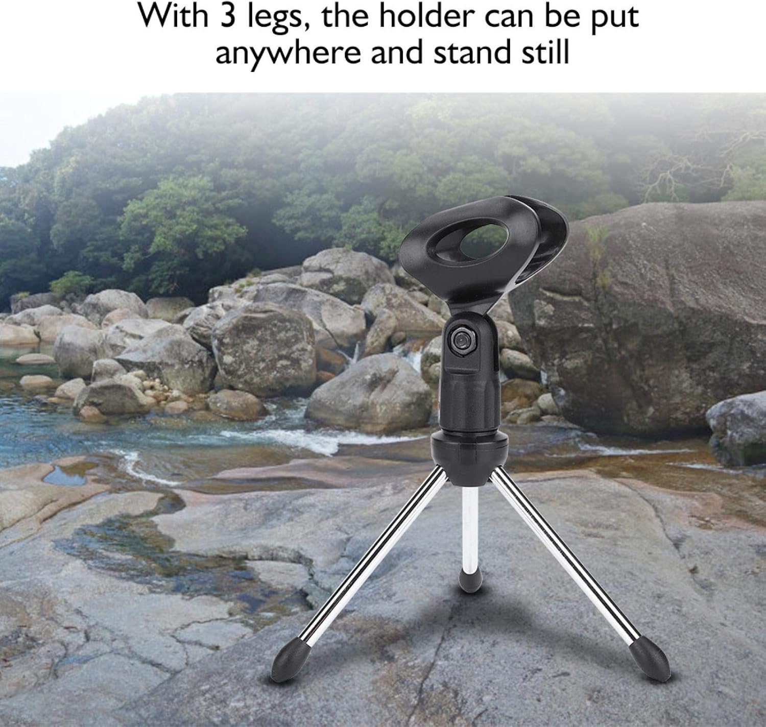 Mini Tabletop Microphone Stand - Zambeel