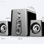 Mini USB 2.1 Speaker Wired Combination High Audio Heavy Bass Music Subwoofer Mobile Phone - Zambeel