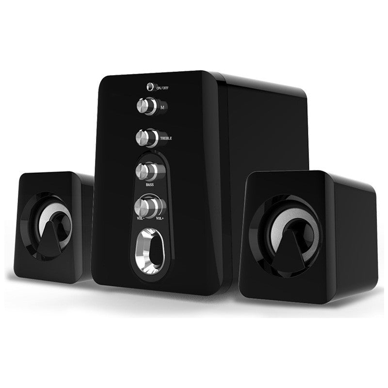 Mini USB 2.1 Speaker Wired Combination High Audio Heavy Bass Music Subwoofer Mobile Phone - Zambeel