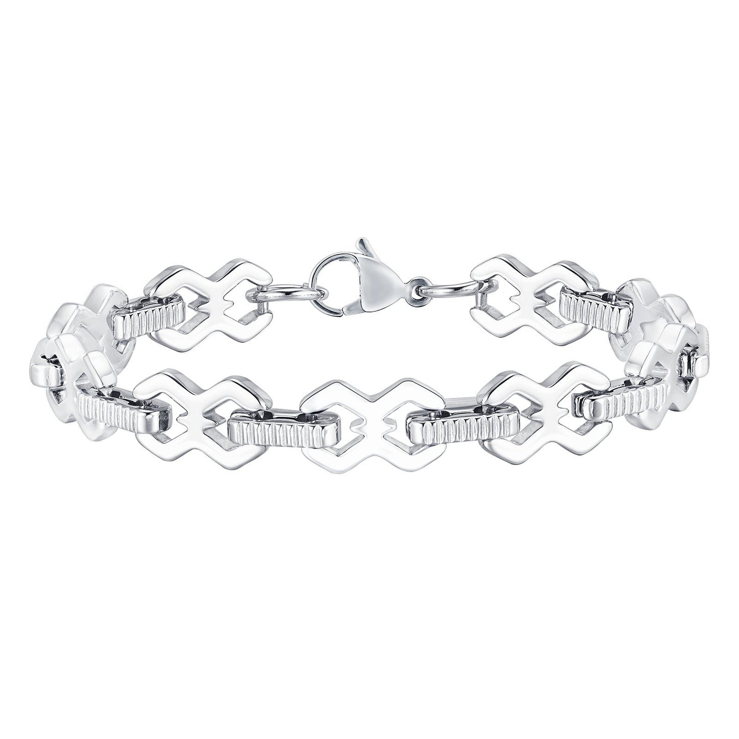 Minimalist Hip Hop Cool Alloy Bracelet - Zambeel