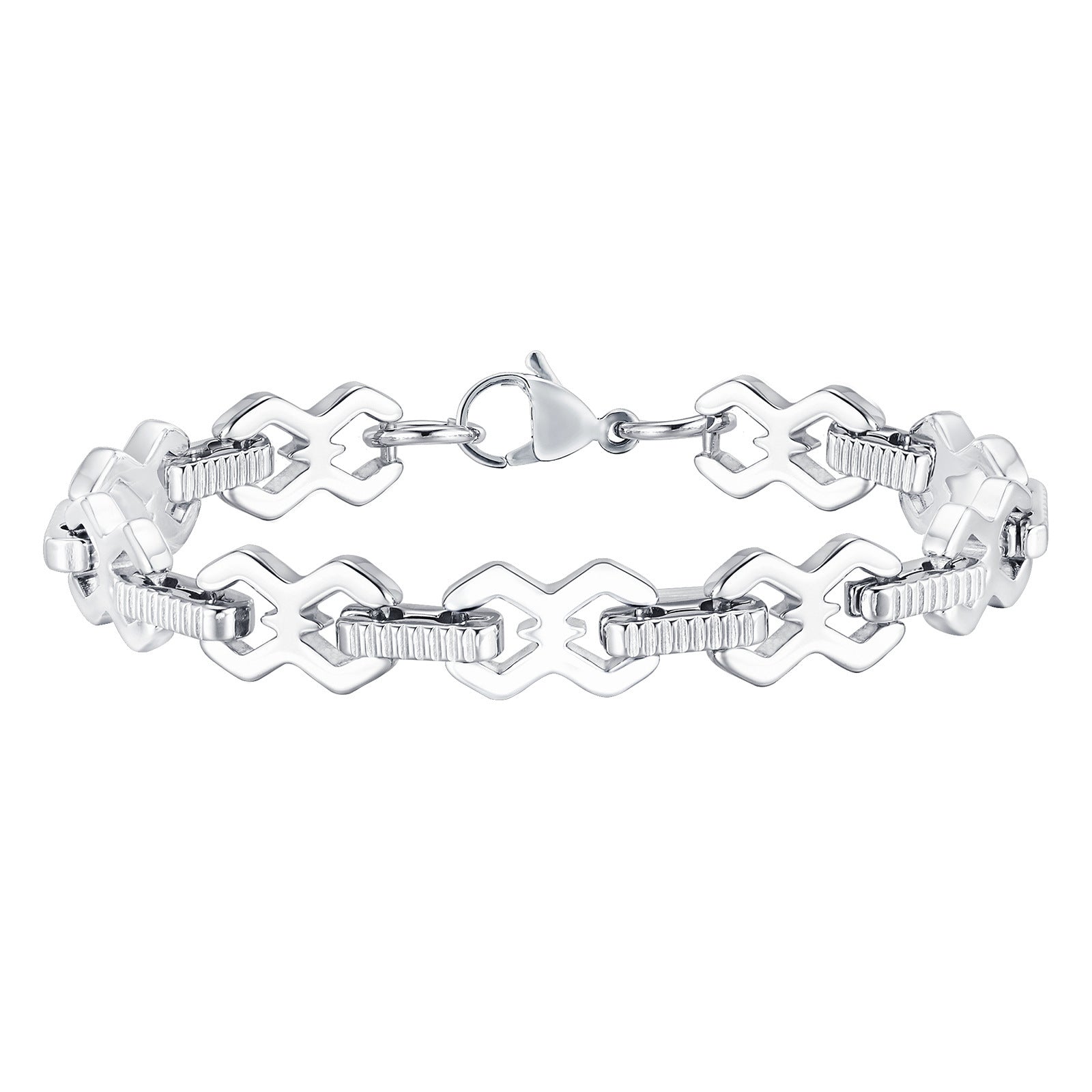 Minimalist Hip Hop Cool Alloy Bracelet - Zambeel