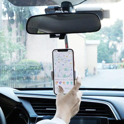 Mobile Phone Bracket For Vehicle Rearview Mirror - Zambeel