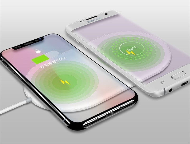 Mobile Phone Dual - charge Wireless Charger Supports Fast Charging Of Two Mobile Phones Wireless Charger - Zambeel