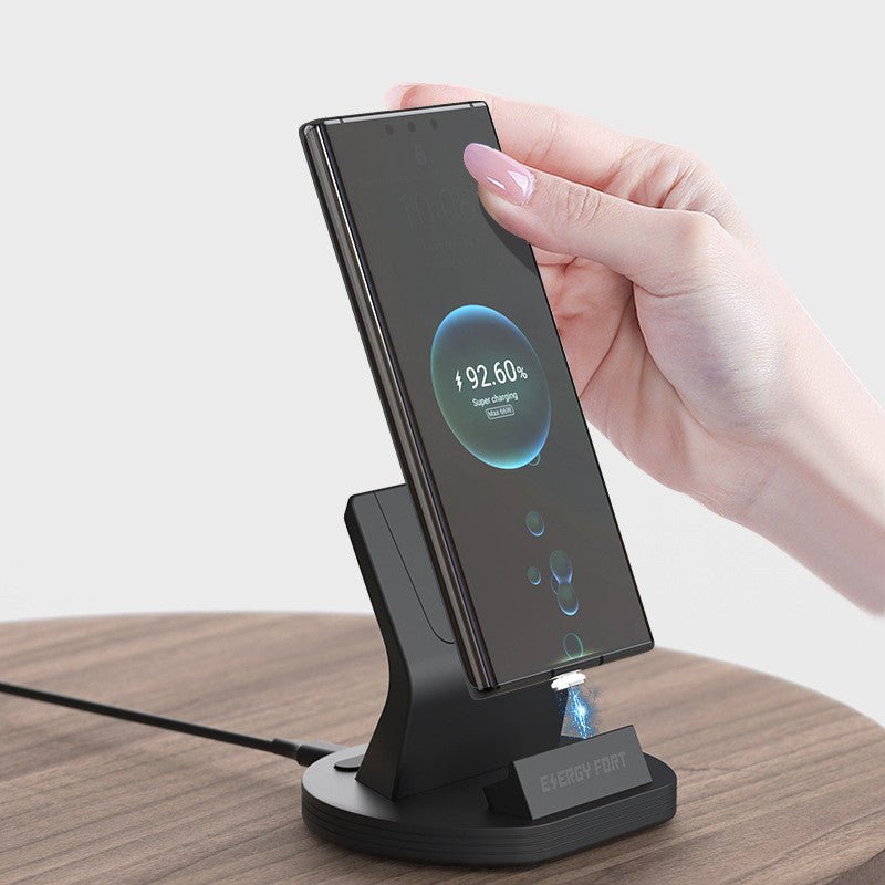 Mobile Phone Magnetic Wireless Charger Vertical Base Bracket - Zambeel