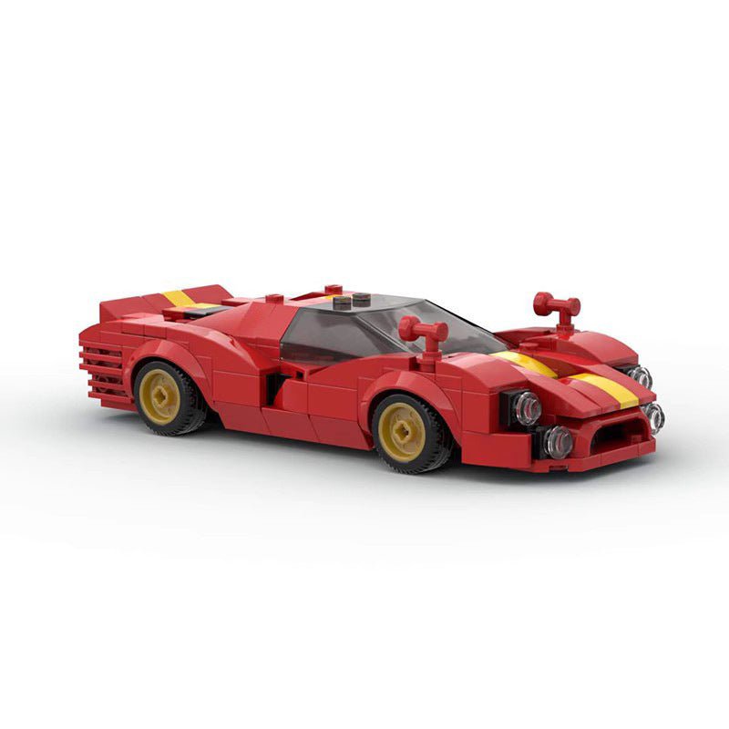 MOC - 101795 Ferrari 330 P4 Boy Toy Racing Building Blocks Car Assembly Model - Zambeel