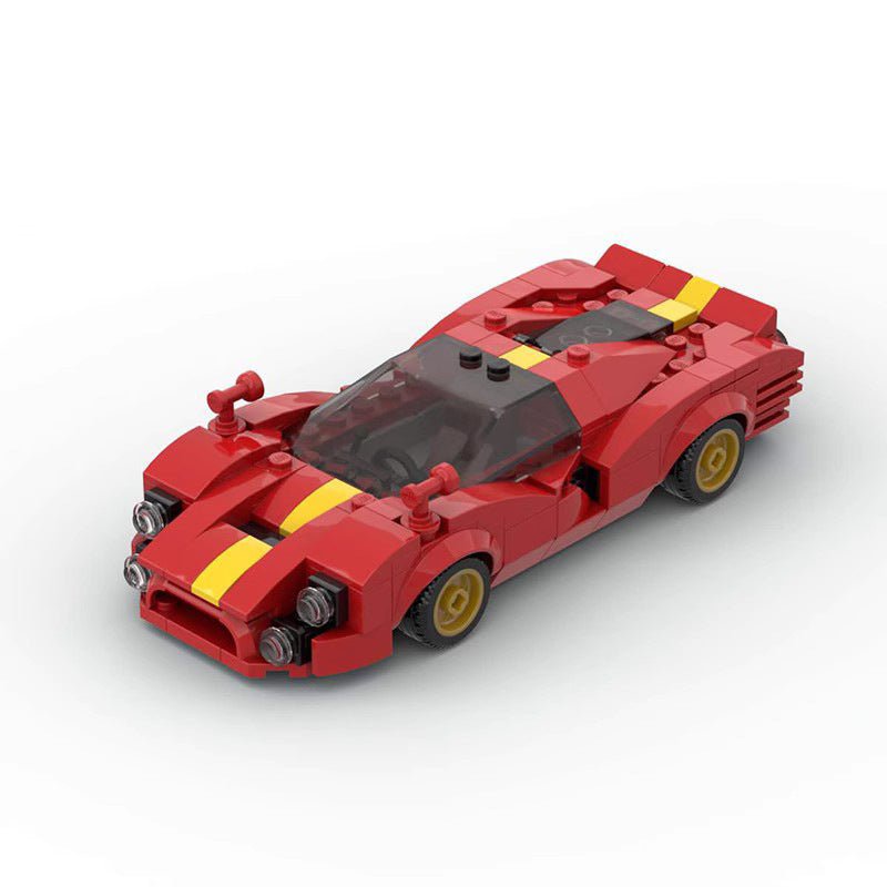 MOC - 101795 Ferrari 330 P4 Boy Toy Racing Building Blocks Car Assembly Model - Zambeel