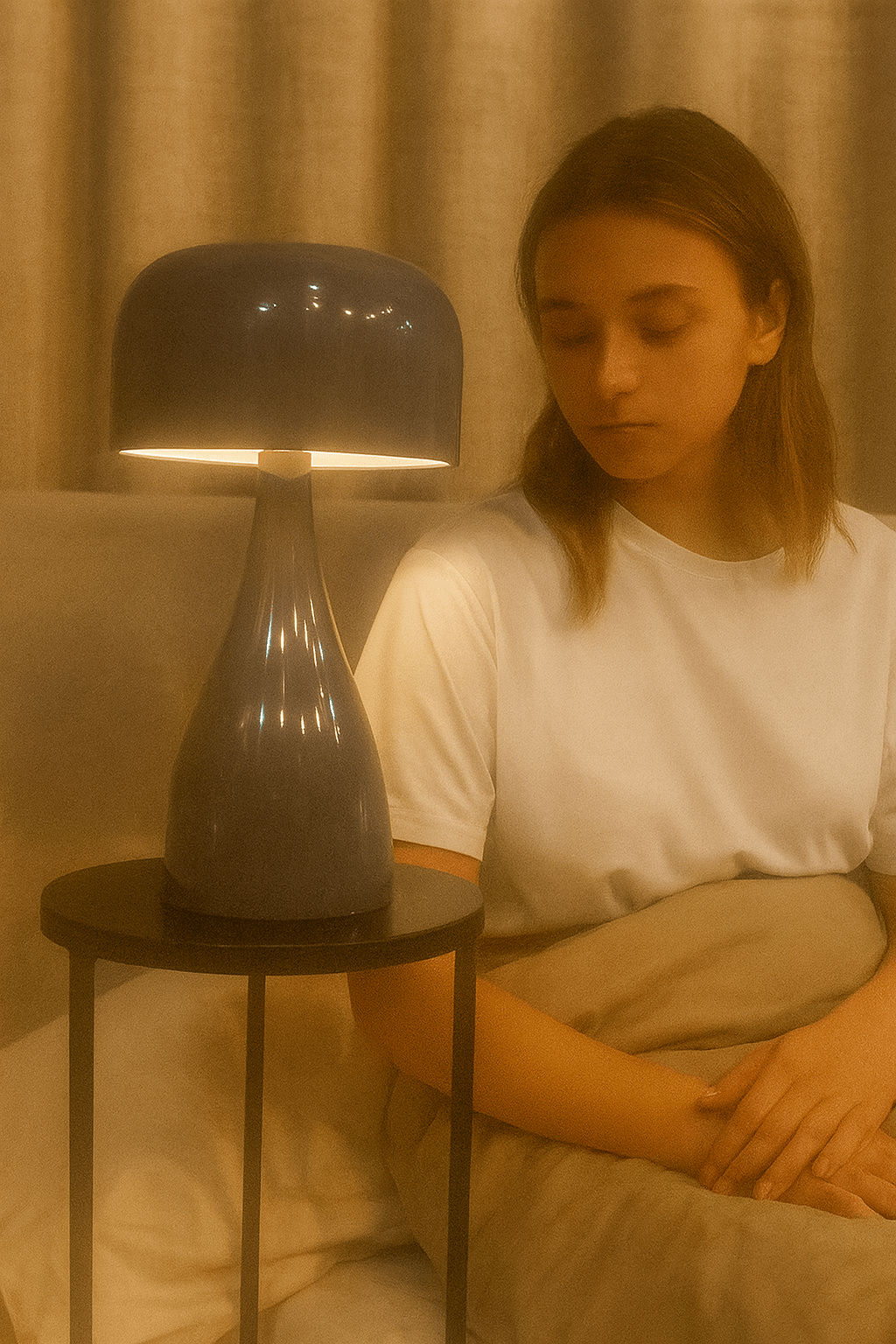 Modern Mushroom - Style Table Lamp - Zambeel