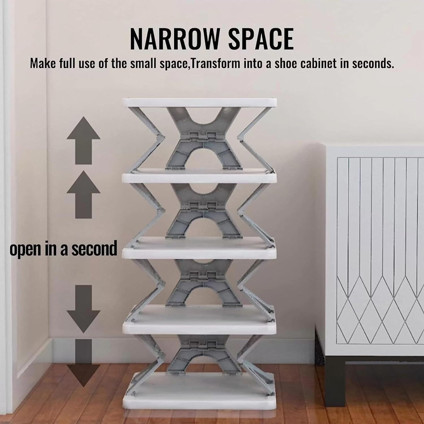 Modular Stackable Shoe Rack - Zambeel