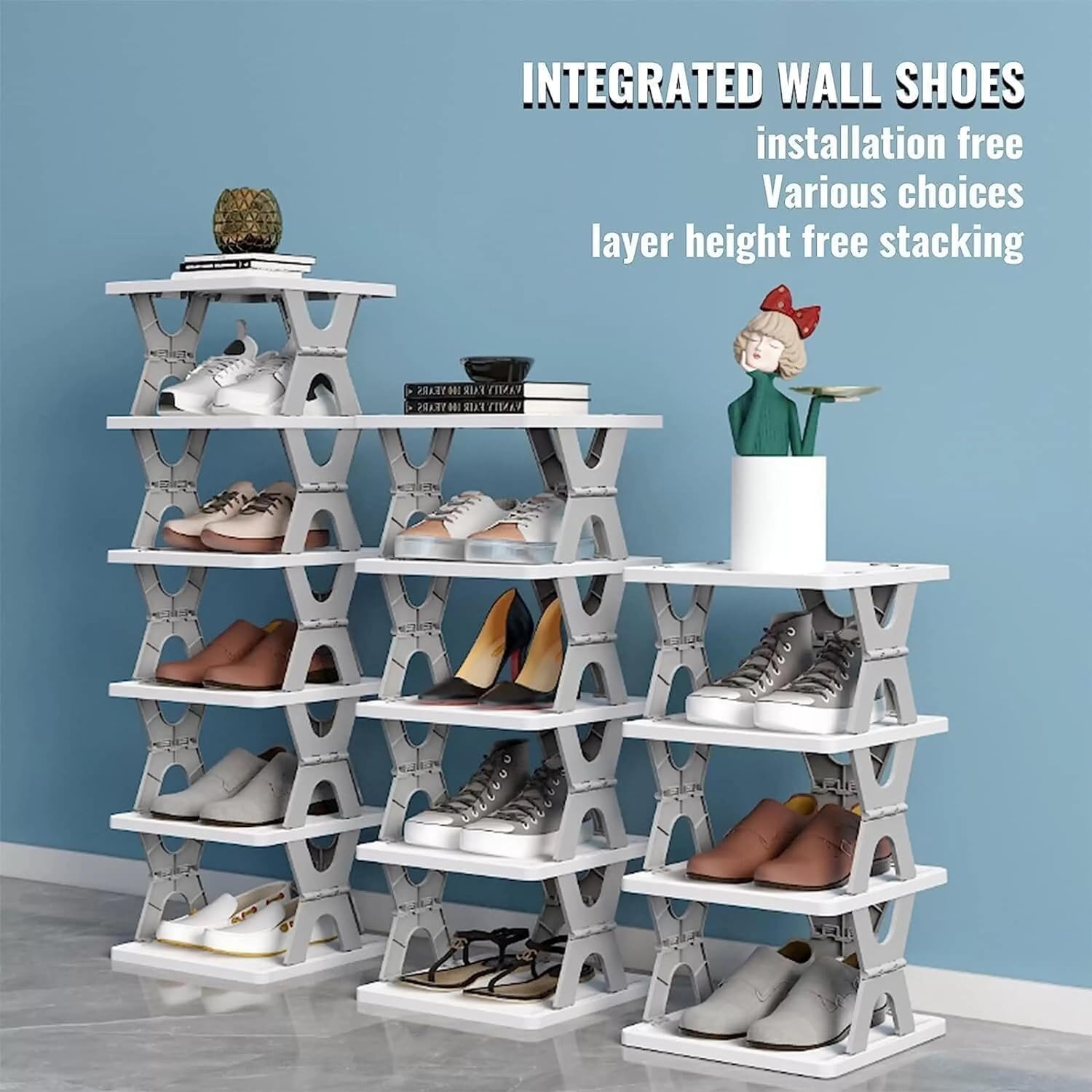 Modular Stackable Shoe Rack - Zambeel