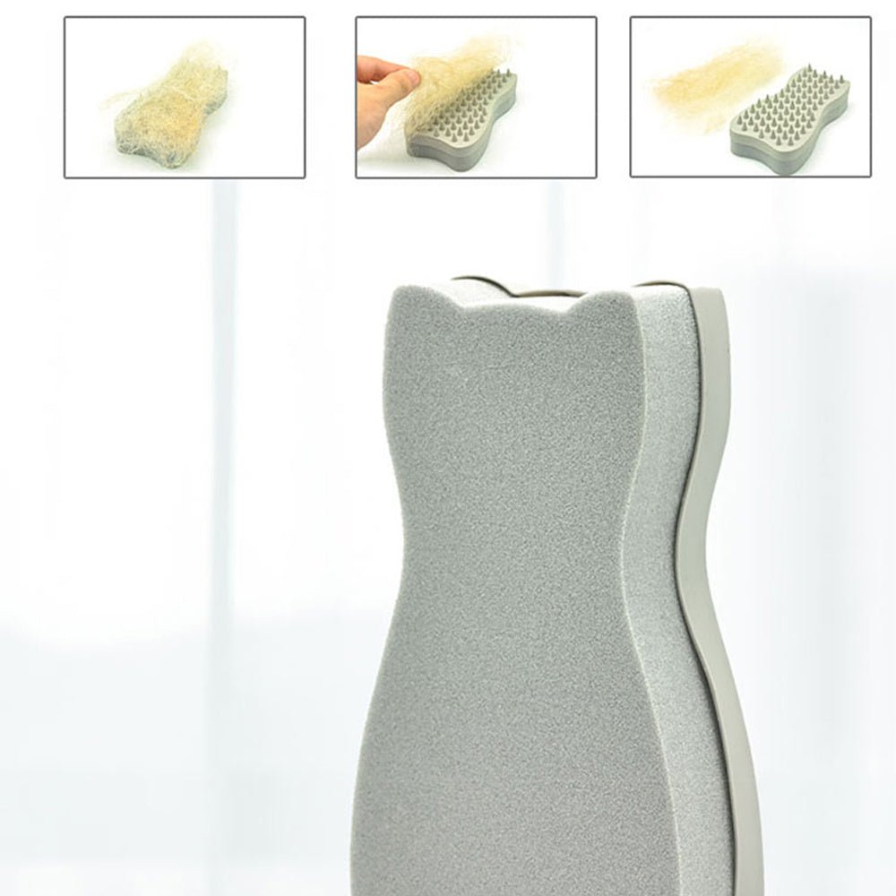 MOMI Pet Hair Remover Silicone Sponge Brush Hair Removal Brush Cat Comb Massage Brush Beautician Shower Comb - Zambeel