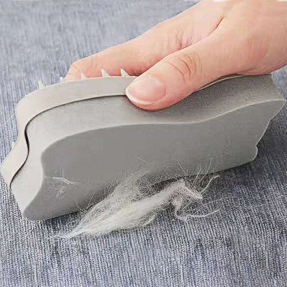 MOMI Pet Hair Remover Silicone Sponge Brush Hair Removal Brush Cat Comb Massage Brush Beautician Shower Comb - Zambeel