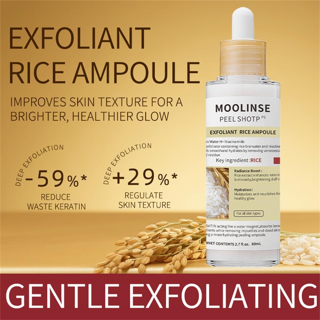 Moolinse Peel Shot P5 Exfoliant Ampoule (Pack of 2) - Zambeel
