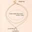 Moon Pendant Double - layer Necklace For Women Exaggerated And Personalized - Zambeel