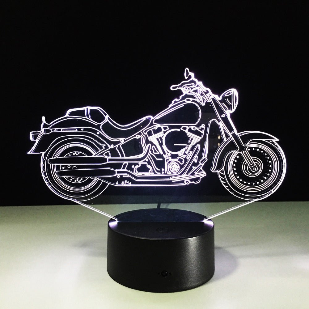 Motorcycle 3D Night Light - Zambeel