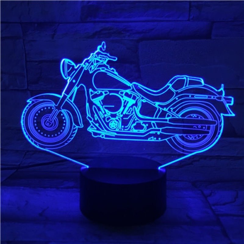 Motorcycle 3D Night Light - Zambeel